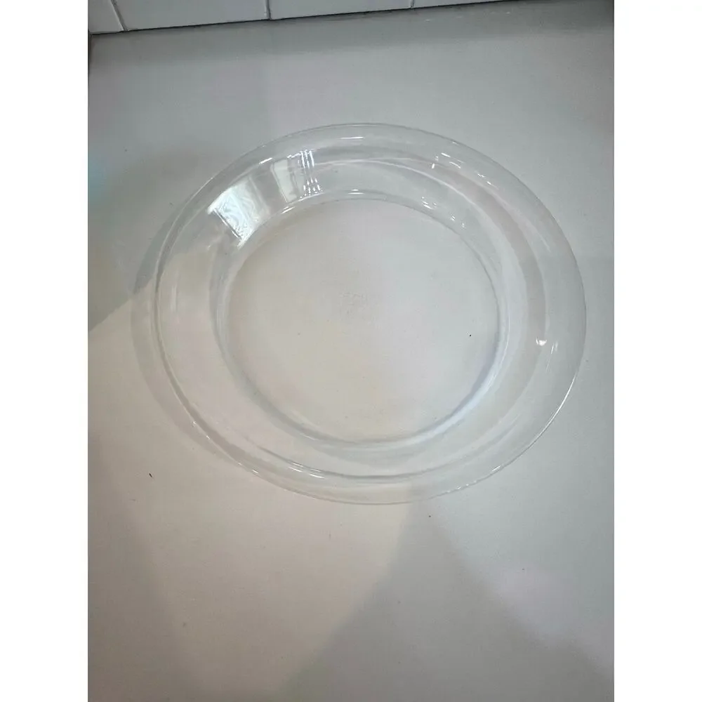 Pyrex Glass Round Shallow Quiche Flan Pie Baking Dish Fluted